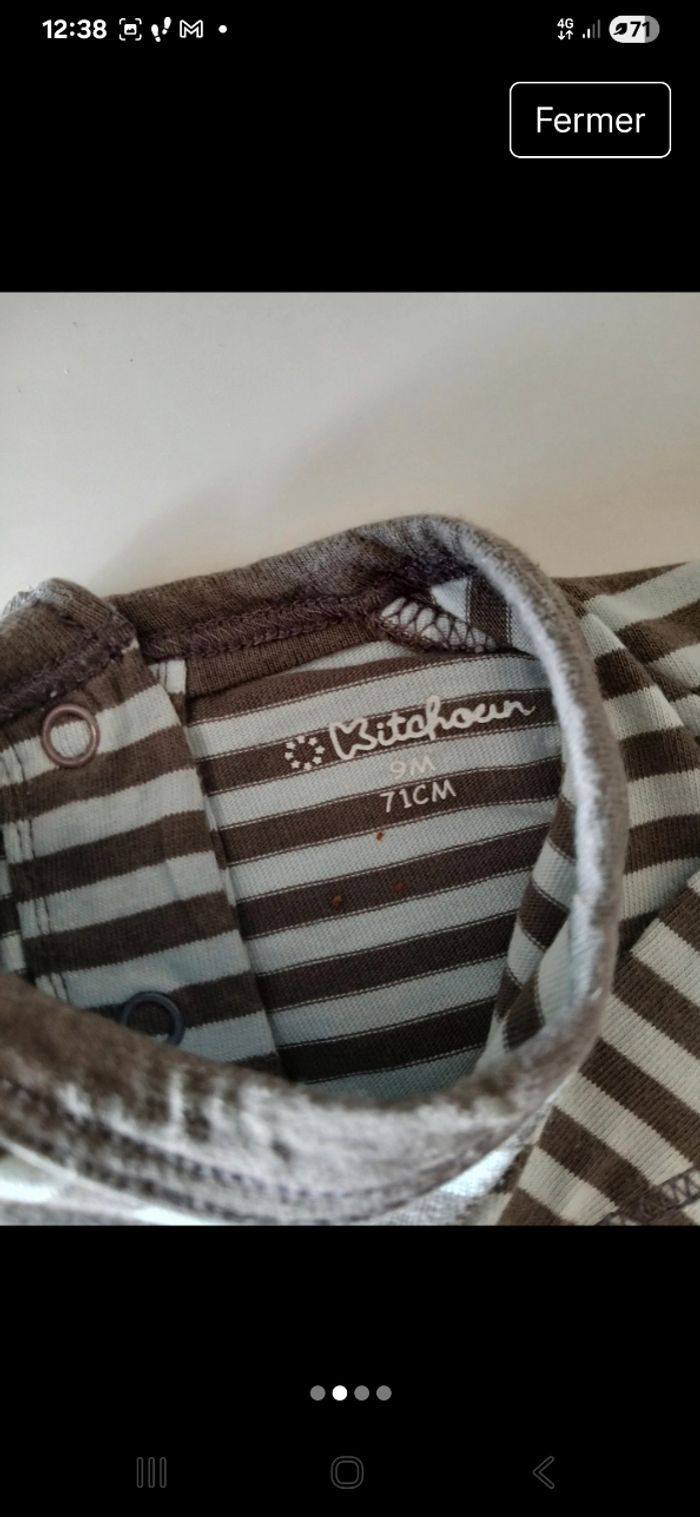 Tee-shirt garçon Taille 9 mois - photo numéro 2