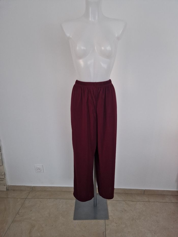 Pantalon couleur lie de vin, Daxon