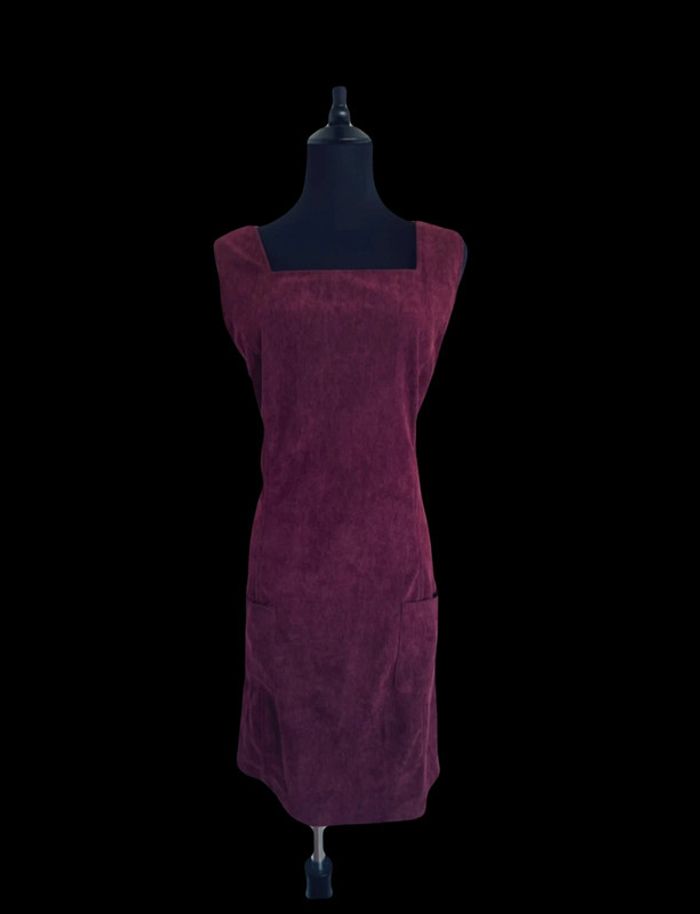 👍 Robe femme. Velours bordeaux. Neuve. Taille 42 XL.