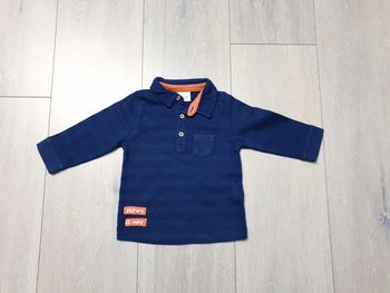 Polo bleu marine. Garçon 6 mois. Marque Tape à l'oeil
