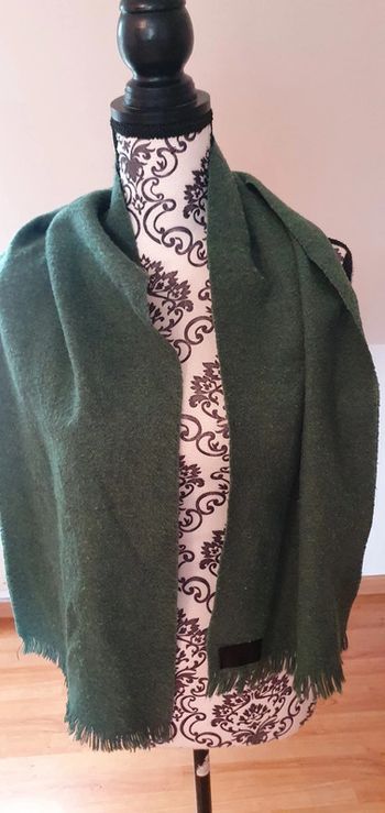 Écharpe  verte mixte