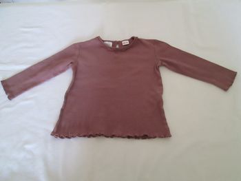 Tee-shirt Zara vieux rose