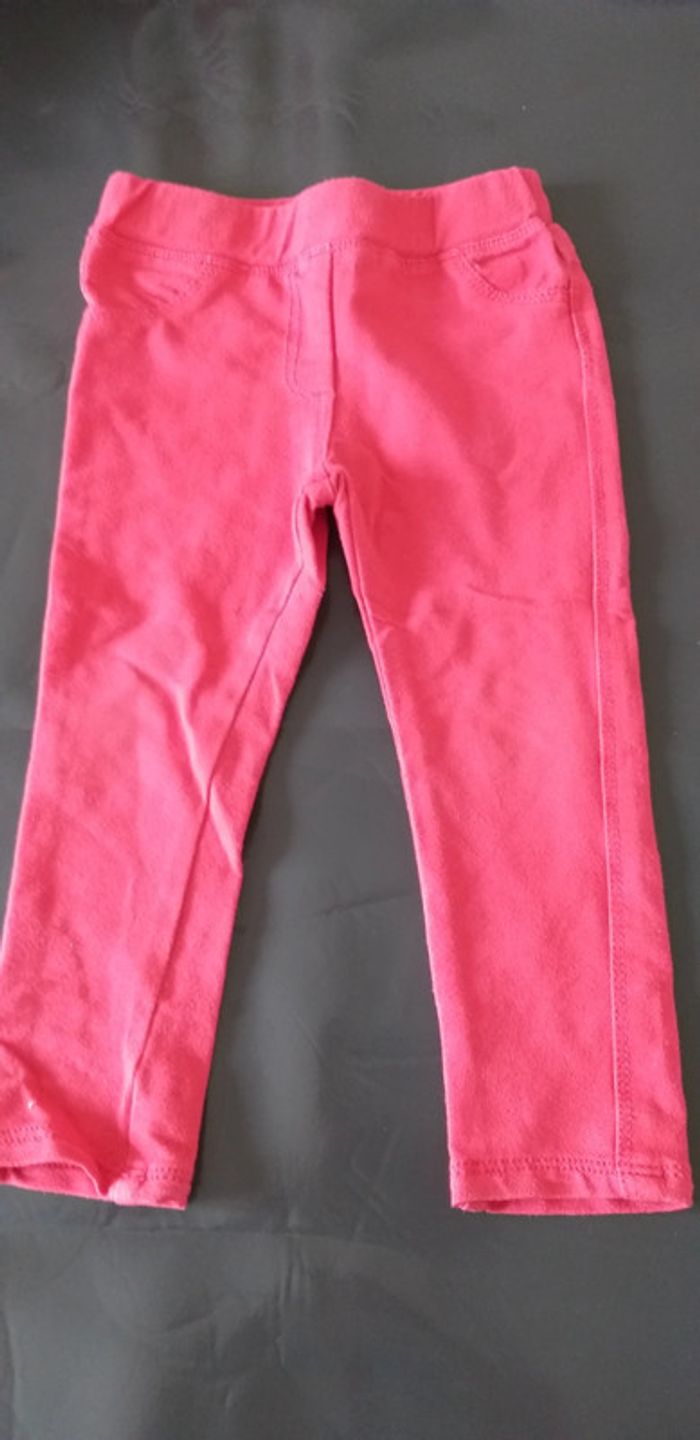 Pantalon slim Kimbaloo rouge - photo numéro 2