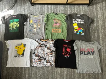 Lot de 8 shirts manches courtes