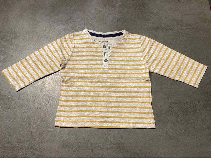 T-shirt manches longues 12 mois