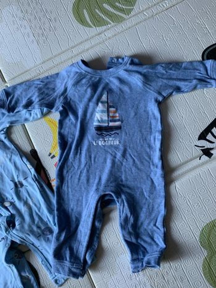 Lot 2 pyjamas sans pieds - photo numéro 4