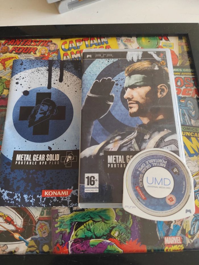 Metal Gear Solid portable Ops plus PSP