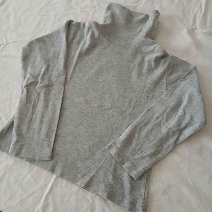 T-shirt a col roulé gris • 4 ans • Tissaia - photo numéro 2