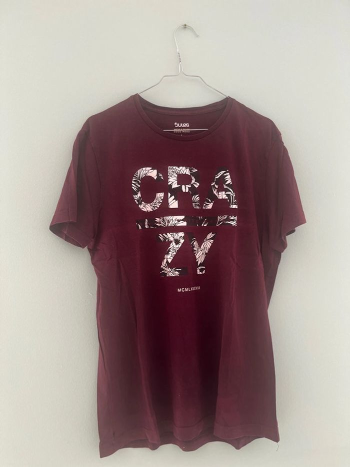 T-shirt bordeaux Jules