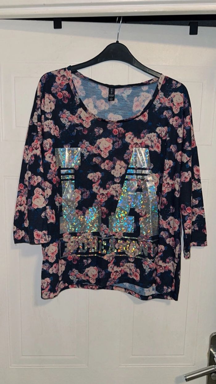 Blouse Kiabi 3/4 Ample Taille XL Comme Neuf - photo numéro 2