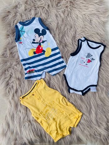 Barboteuse combishort bébé 1 mois