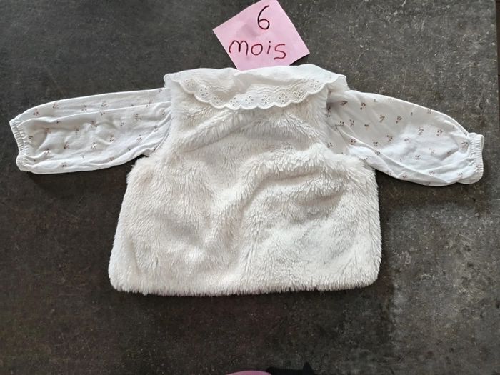 Haut + gilet 6 mois - photo numéro 6