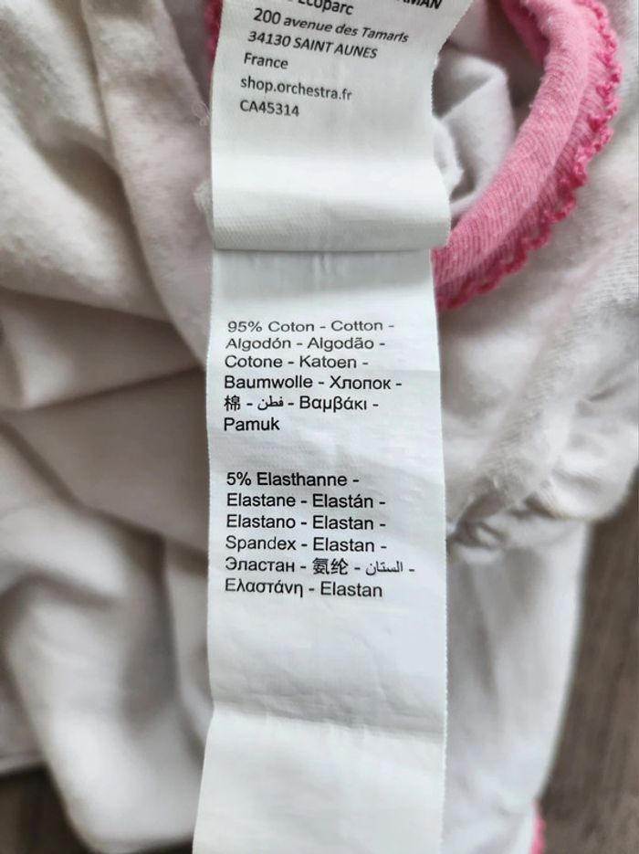 Lot de 2 pyjamas grenouillères fille 3 mois - photo numéro 9