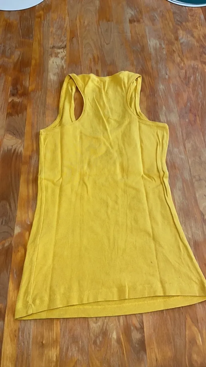 Débardeur jaune taille M - photo numéro 2
