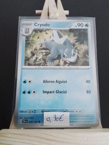 Carte Pokémon Cryodo 059/193