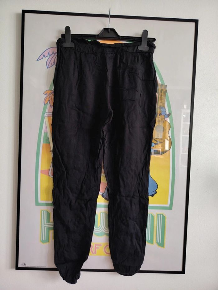 Pantalon fluide noir habillé - Taille 14 ans - photo numéro 4