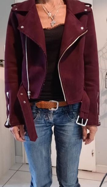 veste bordeaux xs