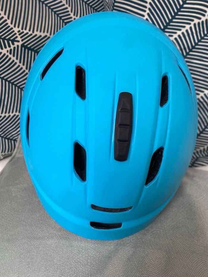 Casque de ski réglable bleu et orange taille S - photo numéro 10