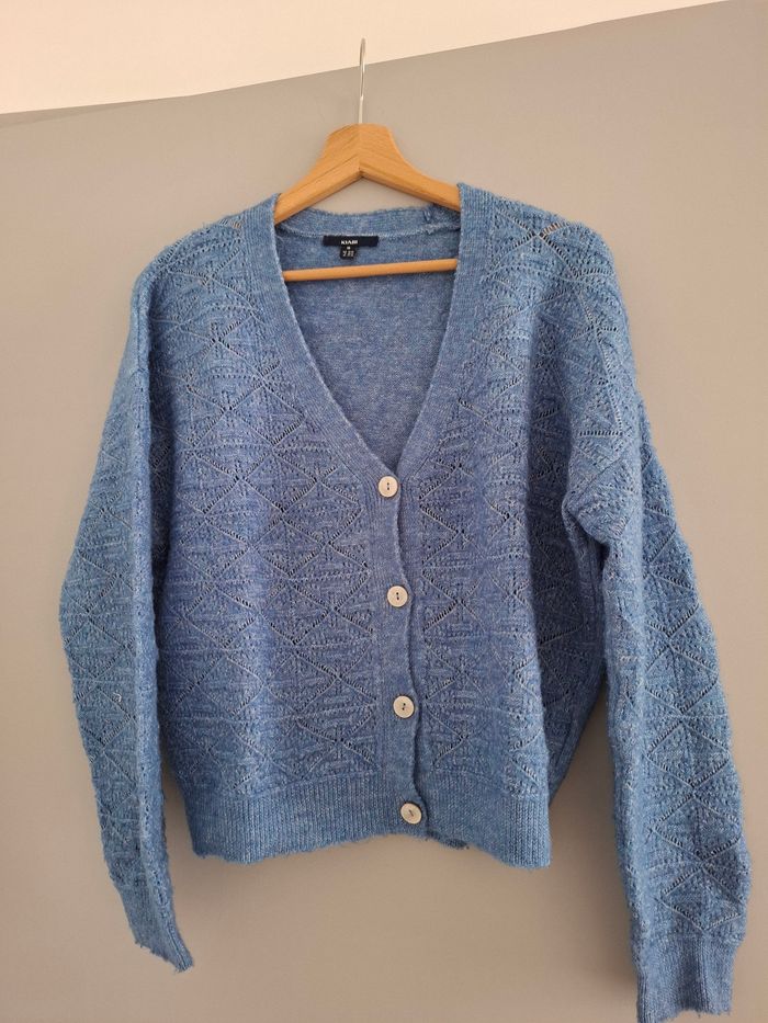 Gilet bleu kiabi - photo numéro 2