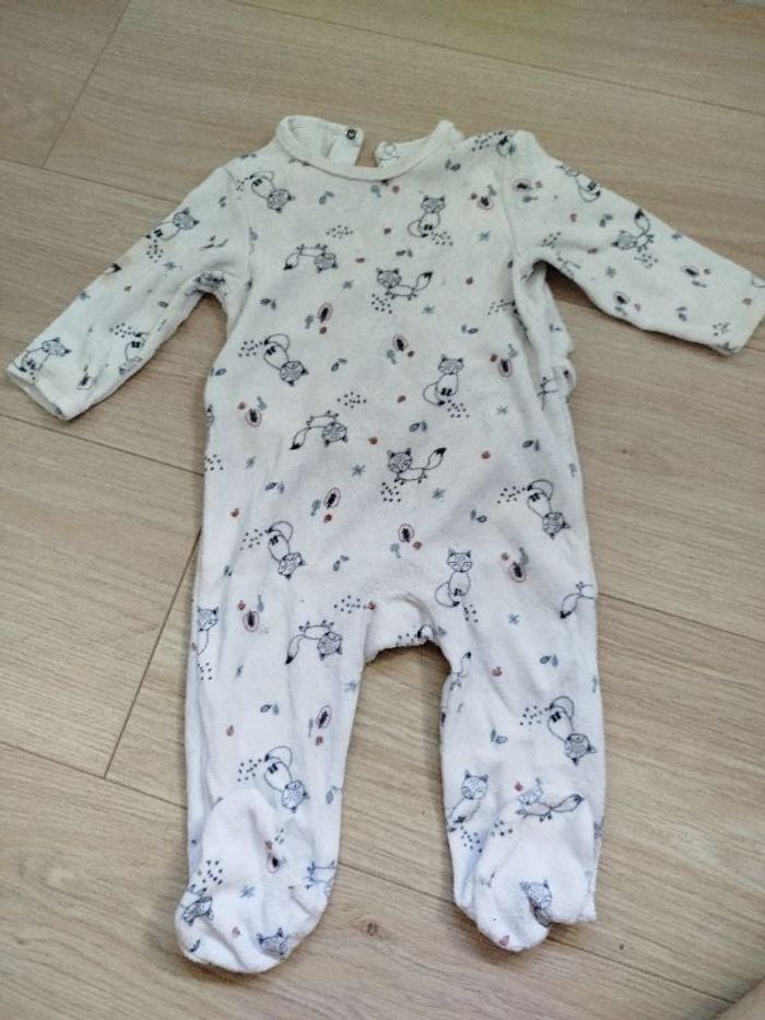Pyjama renard mes petits cailloux