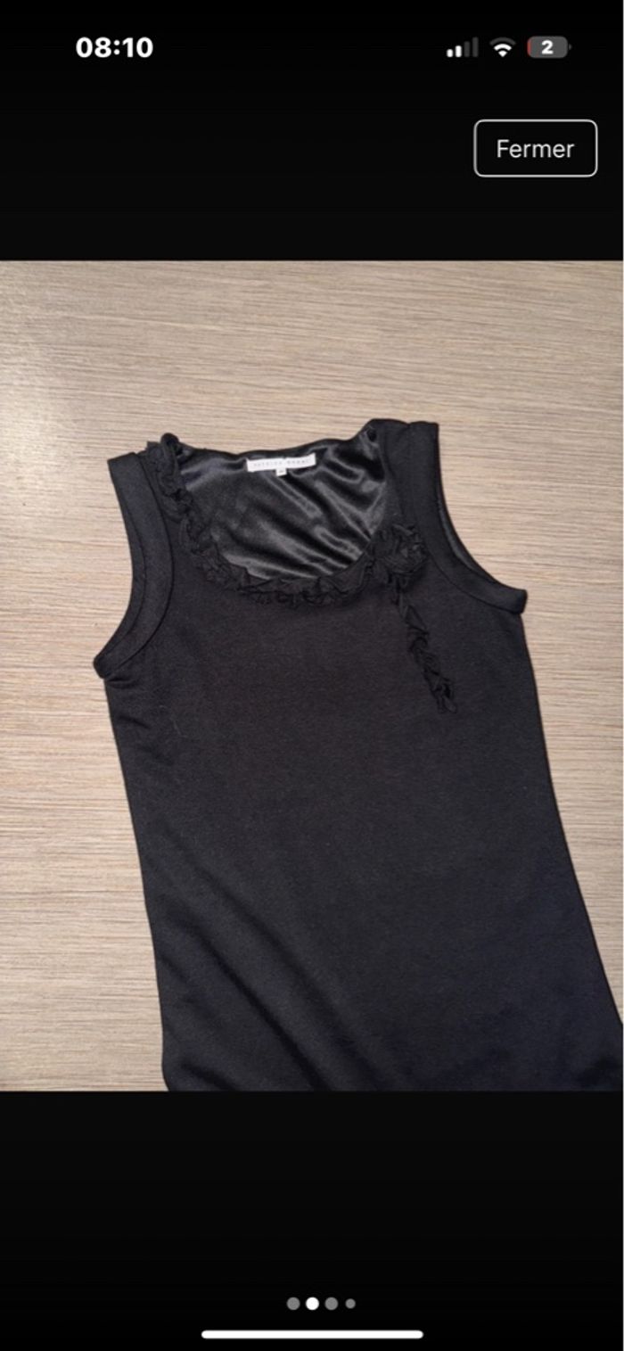 Robe épaisse noir patrick breal taille 36 - photo numéro 3