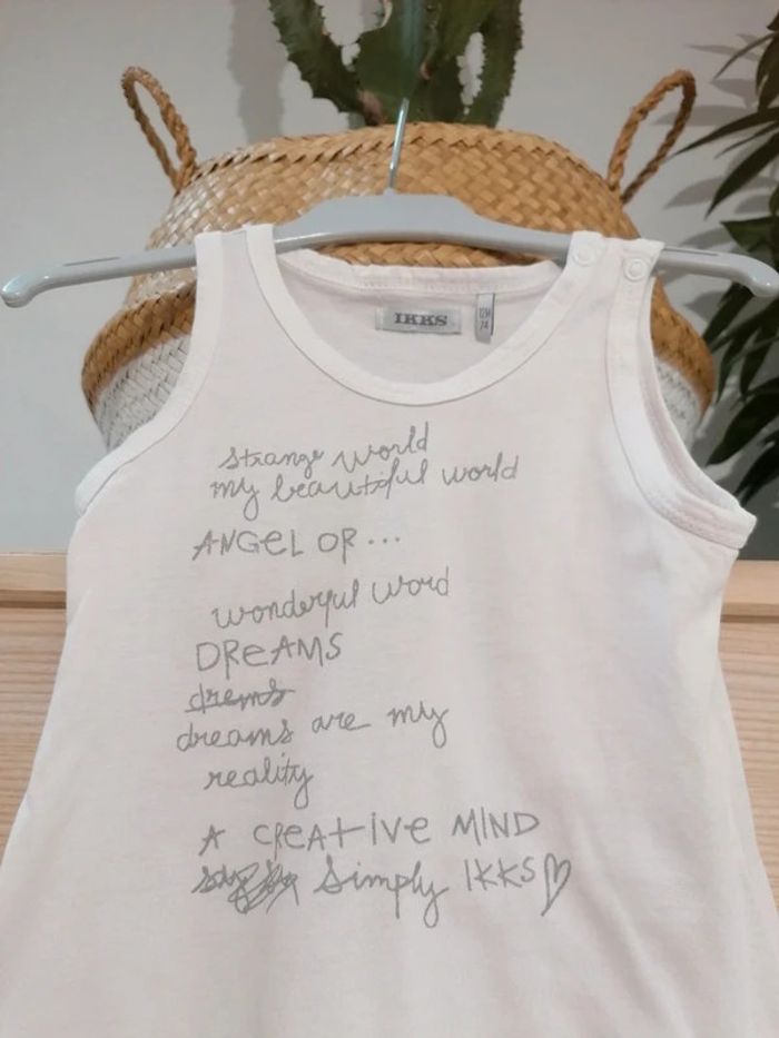 Tee-shirt 2 en 1 Ikks 12 mois - photo numéro 8