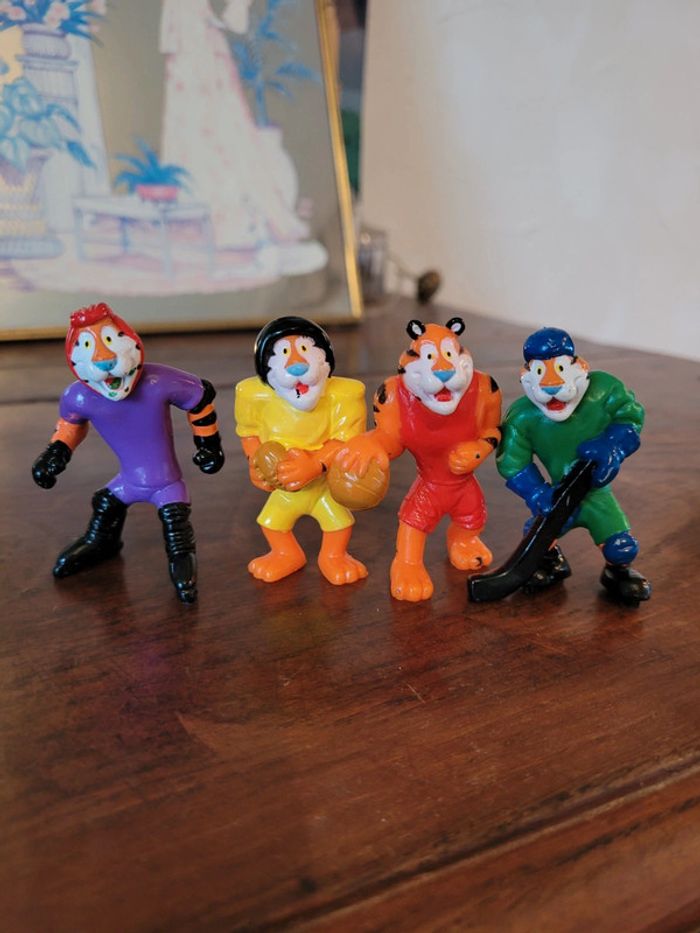 Vends lot de 4 figurine frosties 90s Kellogg's vintages
