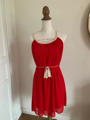 Robe d’été fluide rouge