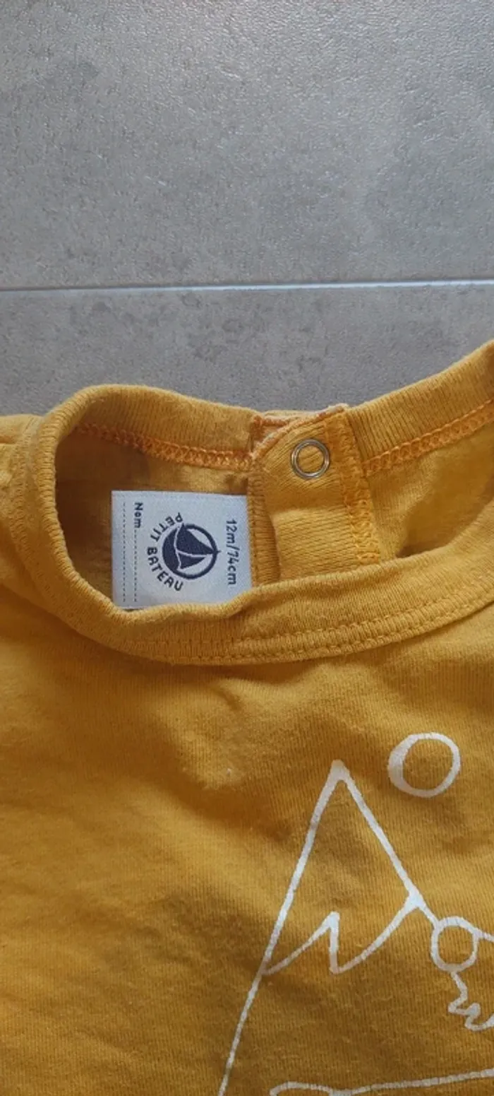 Lot 2 t shirts manches longues 12 mois - photo numéro 14