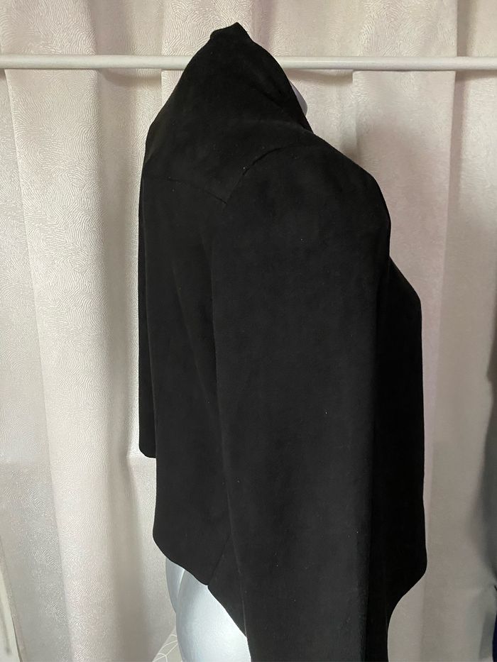 Superbe veste souple asymétrique suédine 38 - photo numéro 5
