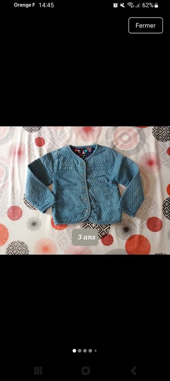 Veste légère  👧 taille 3 ans