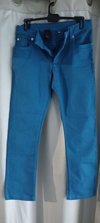 Pantalon jean bleu Dior fille 12 ans