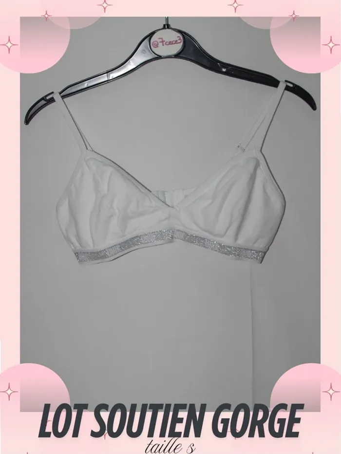 Lot 2 soutiens-gorge pour jeune fille - Taille S - photo numéro 5