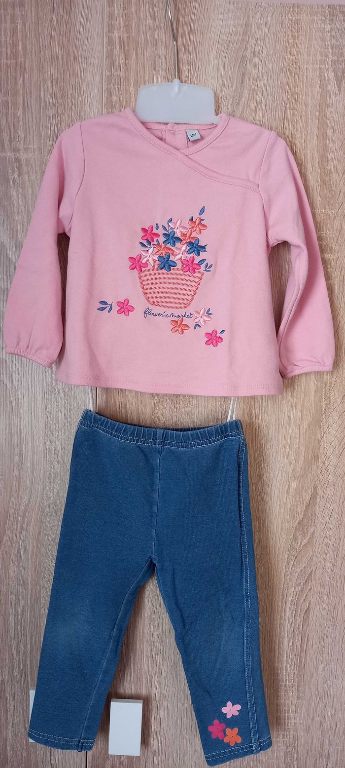 Ensemble T-shirt manche longue + legging