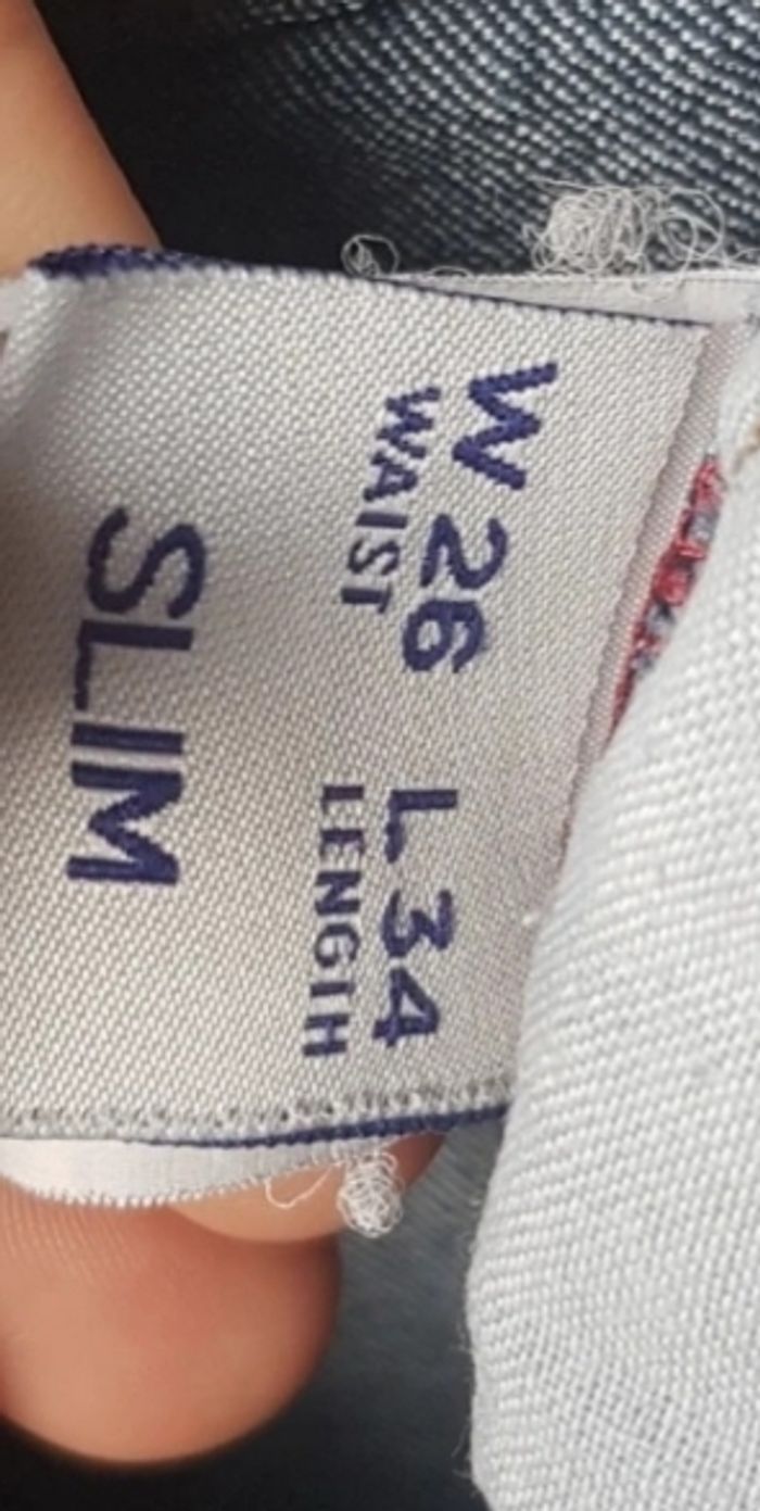 👖 Jean slim bleu – Jules – Taille W26 L34 👖 - photo numéro 5