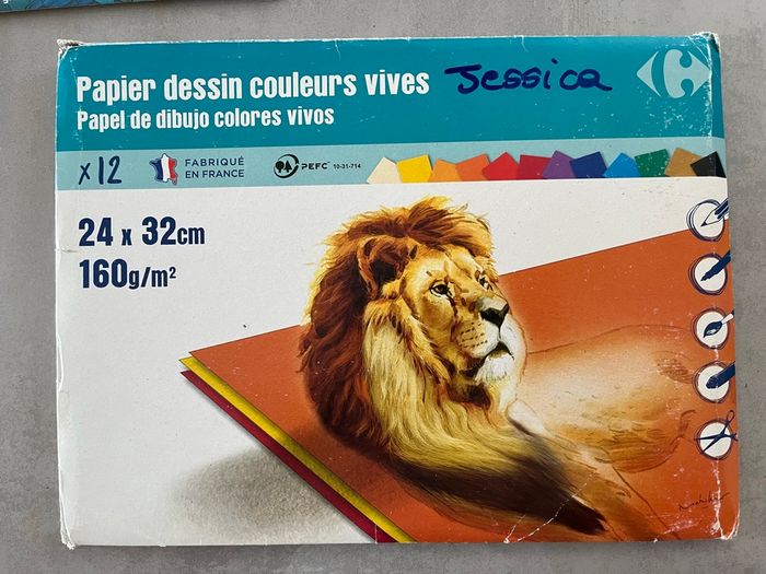 Papiers canson couleur millimetré calque - photo numéro 2