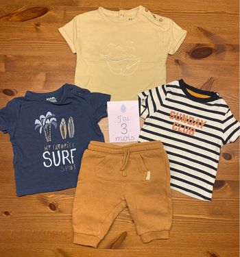 Lot vêtements kiabi 3 mois