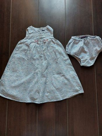 Robe fleurie avec sa culotte Sergent Major