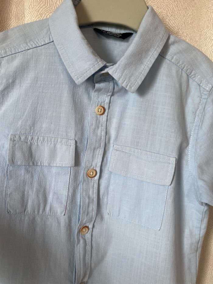 chemise mc bleu ciel 4 ans Lc waikiki - photo numéro 2