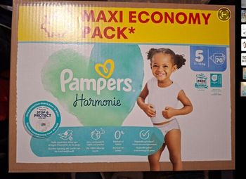 Couches pampers harmonie taille 5