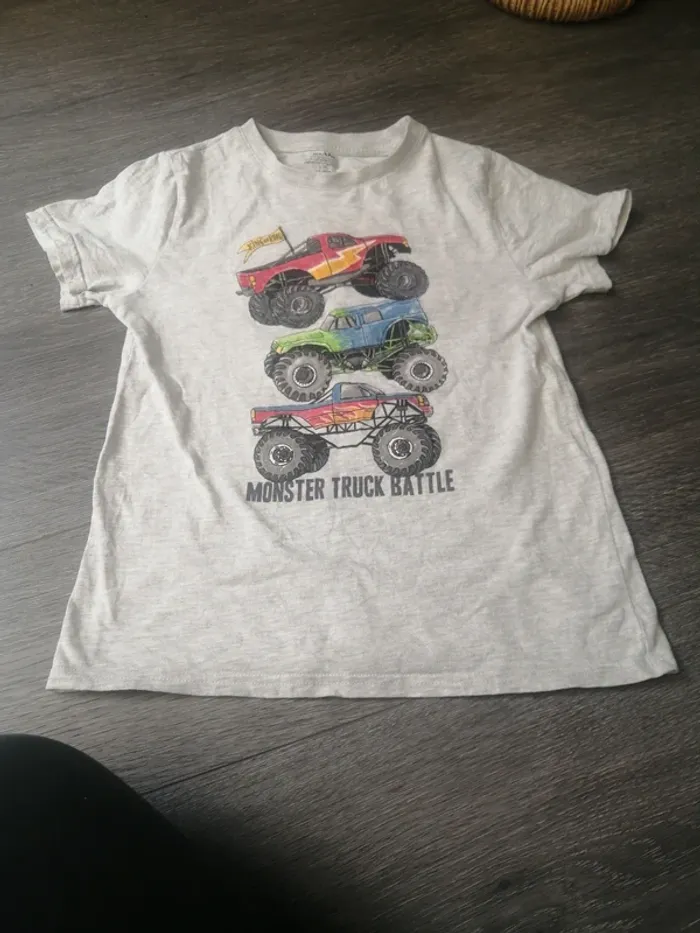 Tee shirt manche courte monster truck 10A
