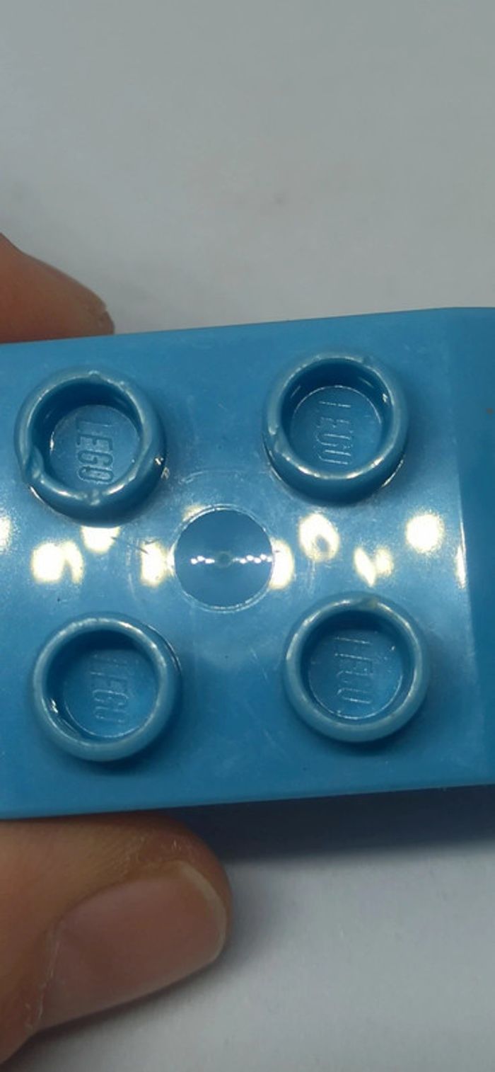 Poisson sur briques bleues lego duplo - photo numéro 7