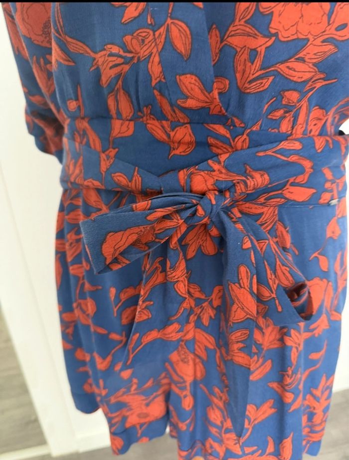 Combi short bleu/orange Elora taille 38 ou M - photo numéro 10