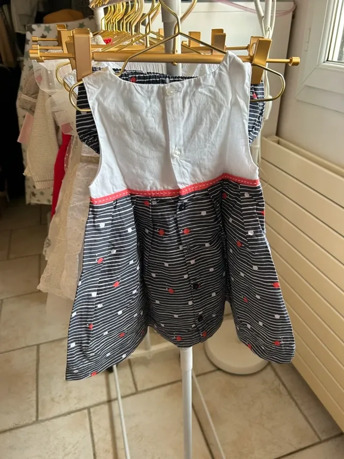 Jolie robe et son bloomer Orchestra taille 12 mois en parfait état - photo numéro 5