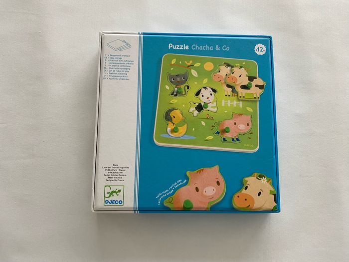 Puzzle en bois à poser Chacha & Co Djeco - photo numéro 2