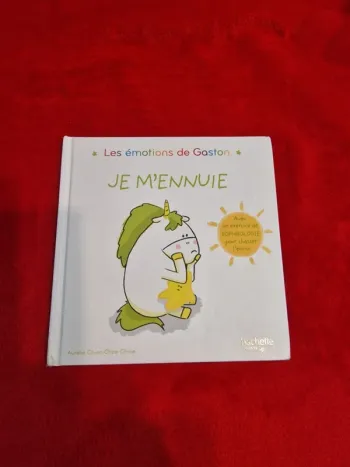 Livre les émotions de Gaston je m'ennuie