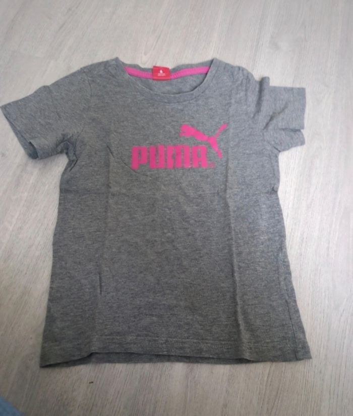 Tee-shirt manches courtes puma fille 6 ans