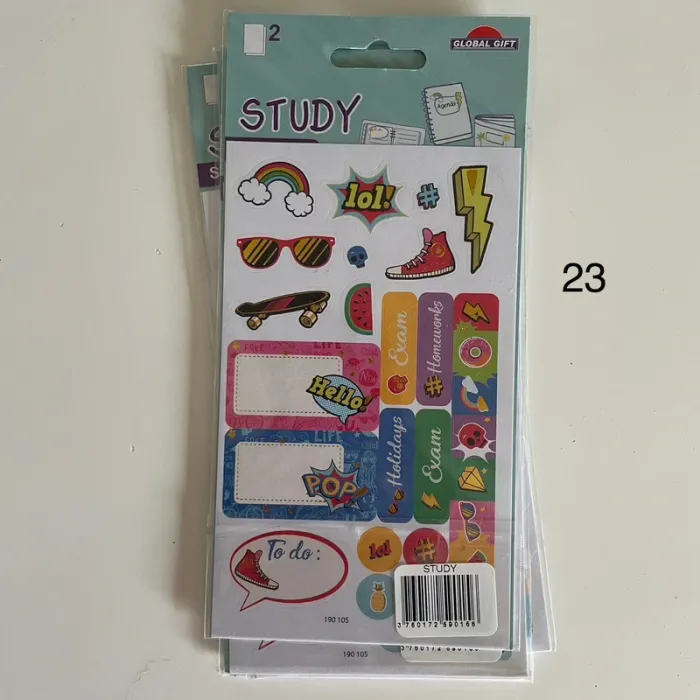 Étiquettes cahier fournitures - photo numéro 5
