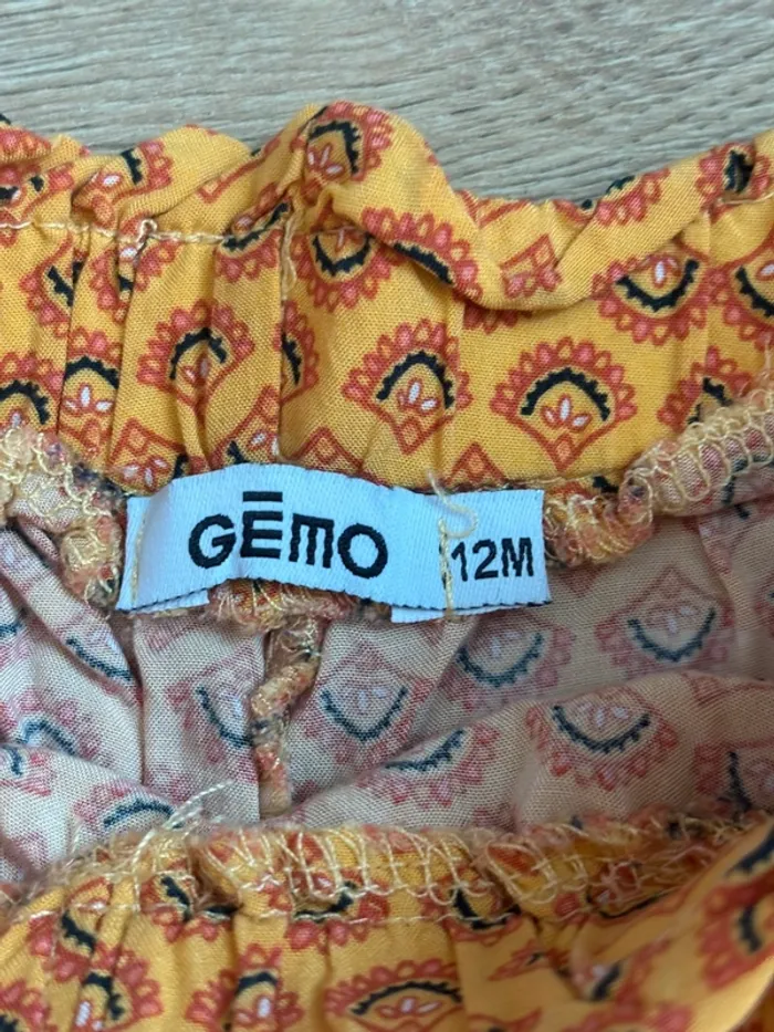 Short d’été orange Gémo - photo numéro 2