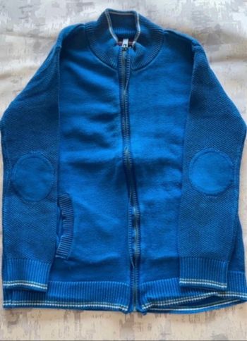 Gilet garçon Sergent Major 6 ans bleu TBE – Automne/Hiver